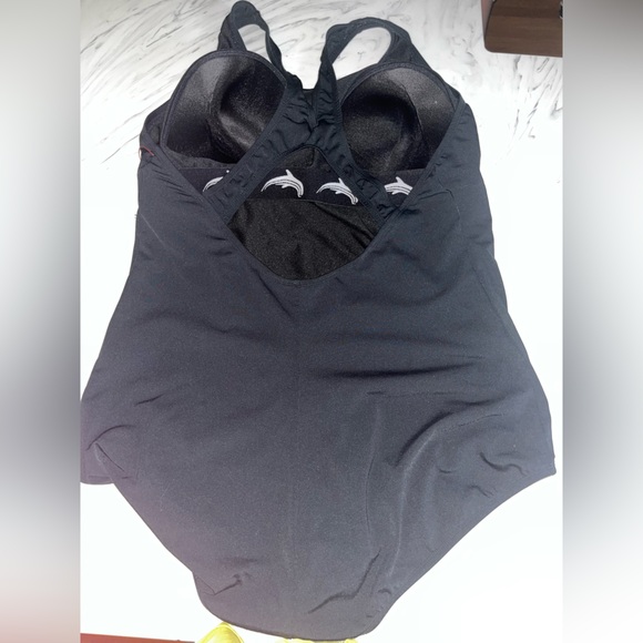 Dolfin aqua shape racing suit one piece 18 44 bathing solid black - Picture 4 of 6